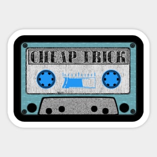 cheap trick blue cassette Sticker